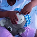 Reer Koko Koala lasten yövalo musiikilla ja itkusensorilla, harmaa