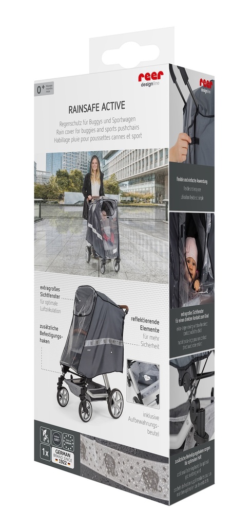 Reer DesignLine Active sadesuoja rattaisiin