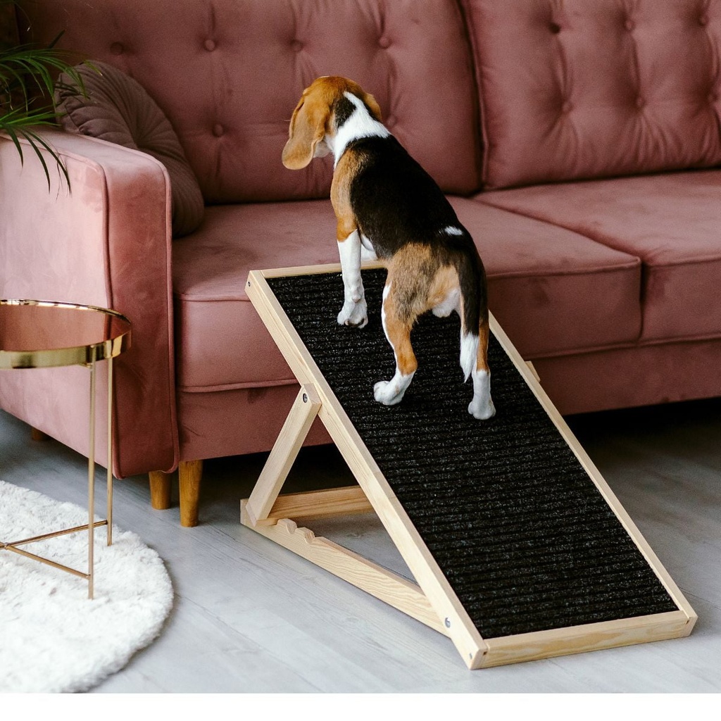 Viksu Apuri koiran ramppi, säädettävä korkeus 40-54cm