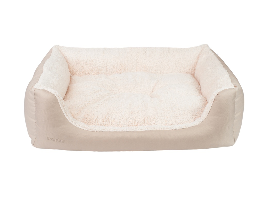 Amiplay Aspen XXL-koiranpeti sohva beige 114x90x25cm