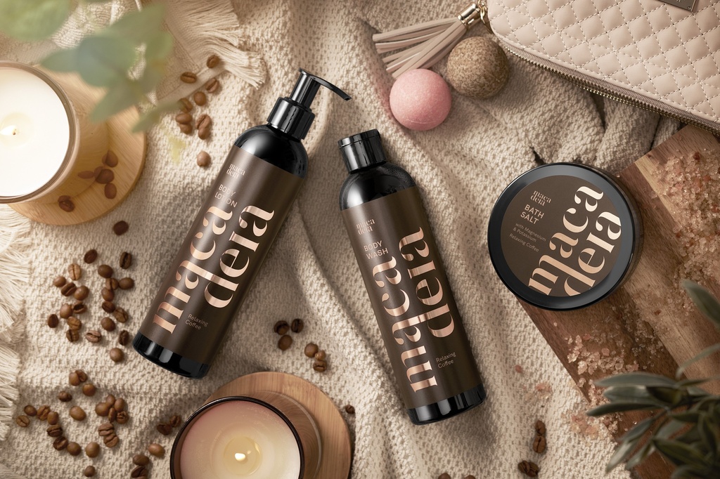 Macadeia kylpysuola 200g Relaxing Coffee 