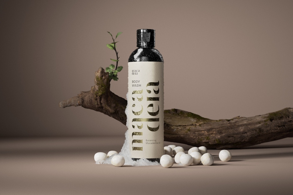 Macadeia suihkusaippua 300ml Balancing Macadamia oil