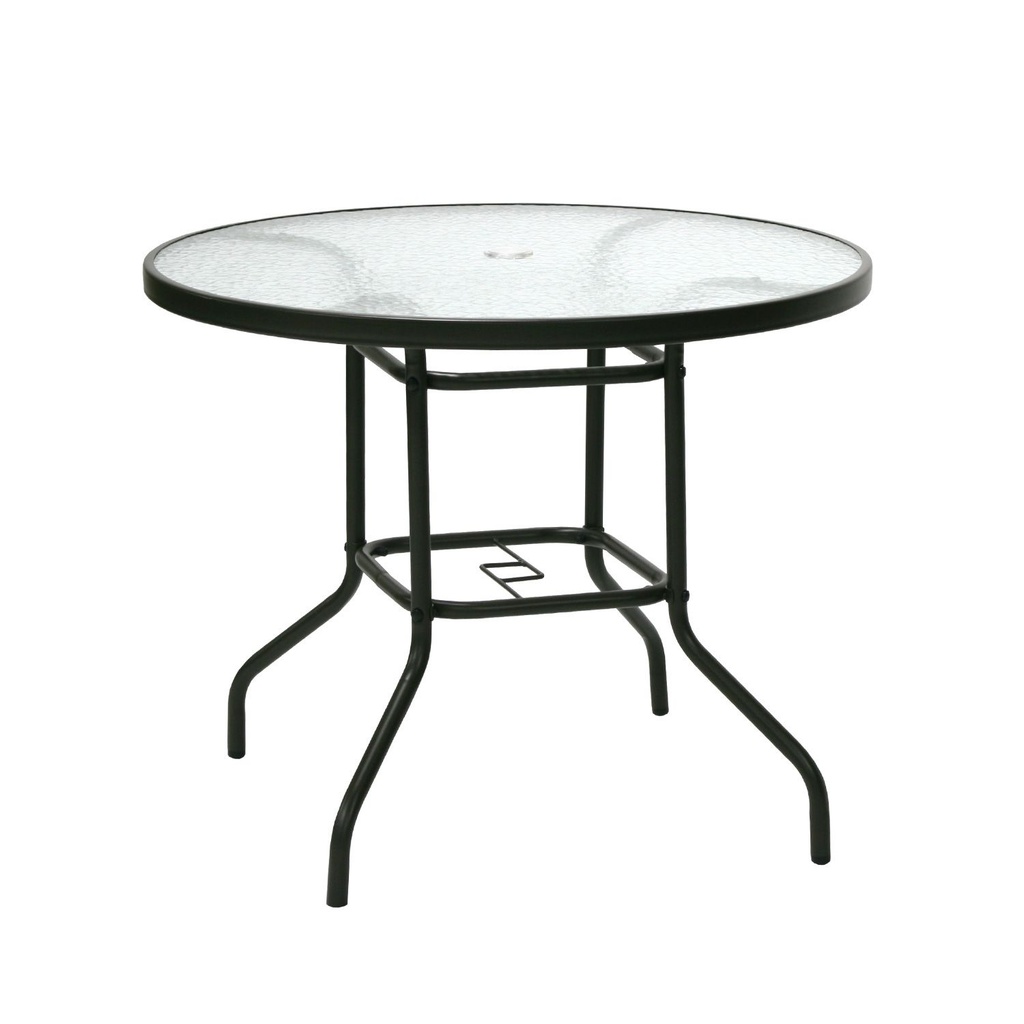 Garden furniture set DUBLIN table and 4 foldable chairs, grey