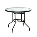 Garden furniture set DUBLIN table and 4 foldable chairs, grey