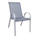 Garden furniture set DUBLIN table and 6 chairs, grey