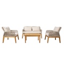 Garden furniture set FLORIDA table, sofa and 2 armchairs