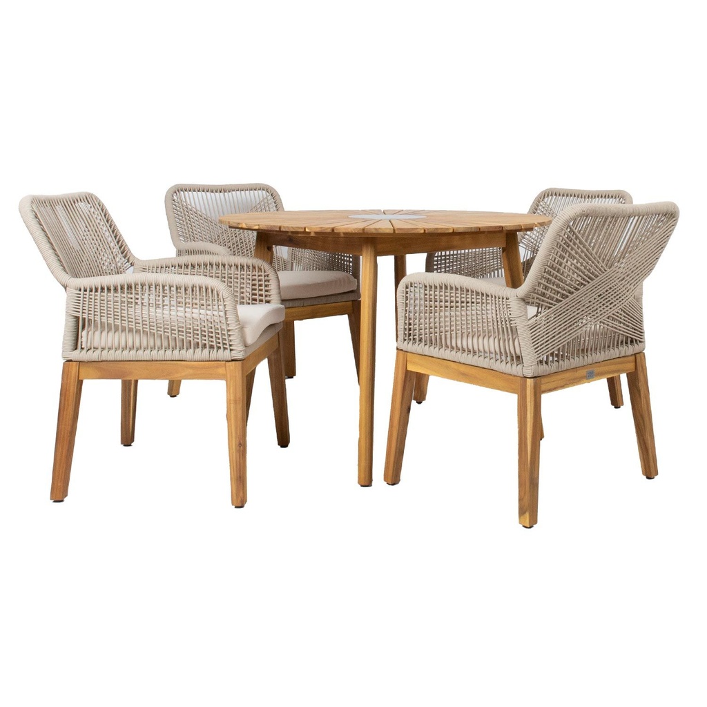 Garden furniture set FLORIDA table and 2 chairs