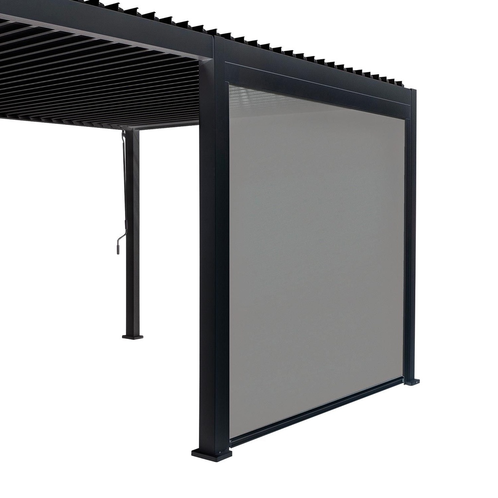 Pull-down screen for gazebo MIRADOR-111 3m, grey