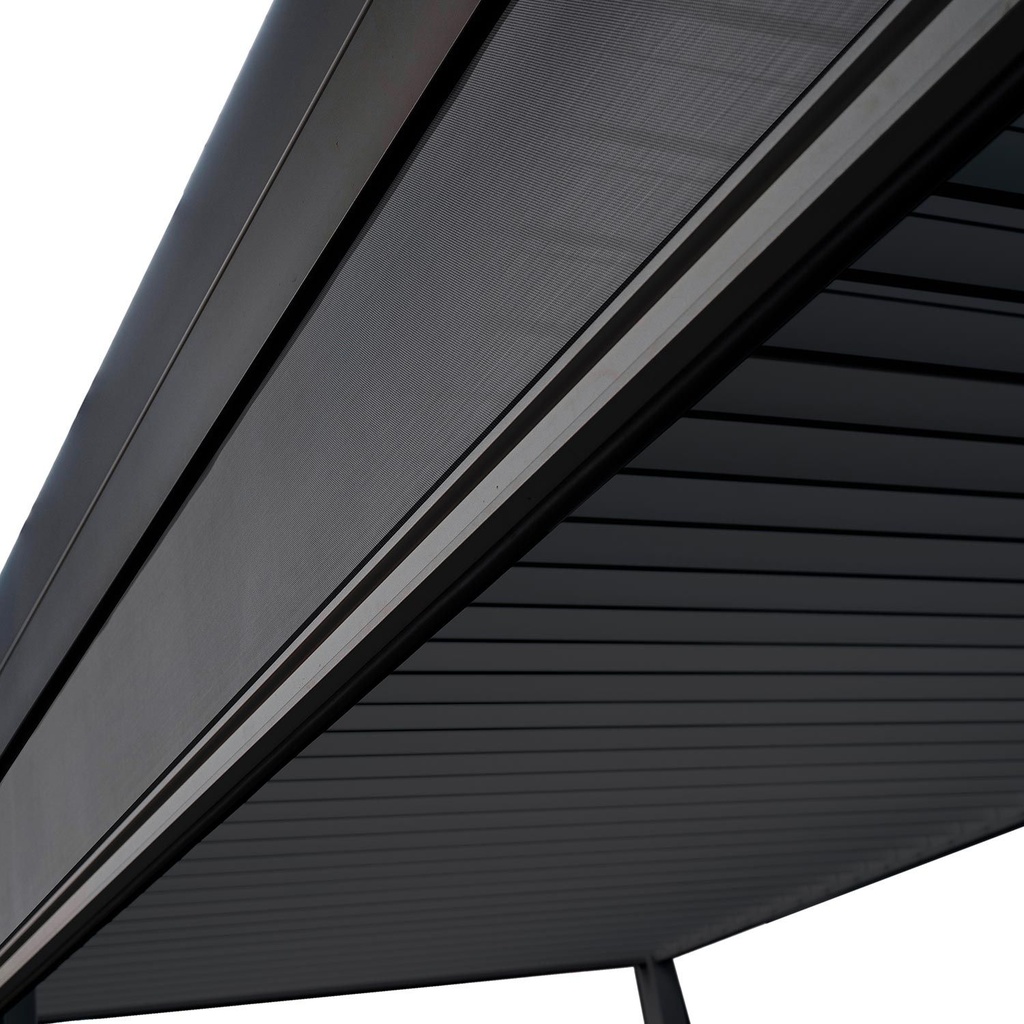 Pull-down screen for gazebo MIRADOR-111 3m, grey