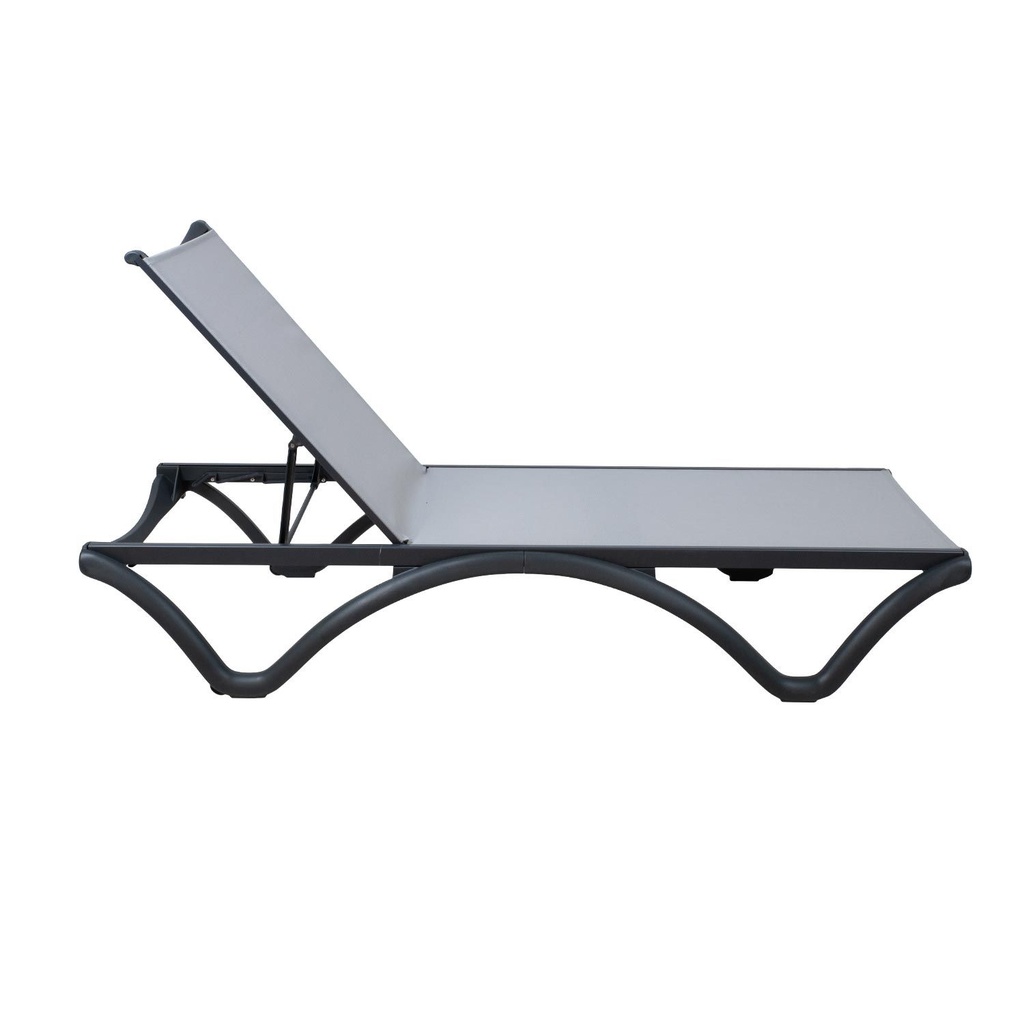 Deck chair KIWI grey