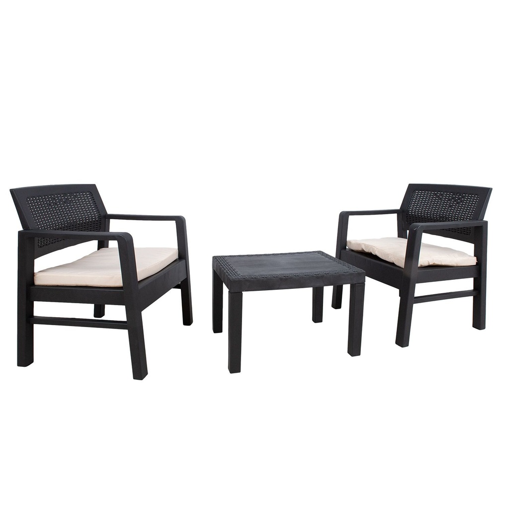 Garden furniture set KRAKA table, 2 chairs