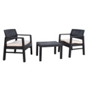 Garden furniture set KRAKA table, 2 chairs