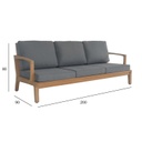 Sofa MALDIVE 3-seater