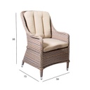 Armchair EDEN beige
