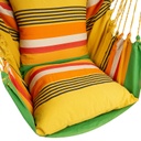 Swing chair JOY green striped