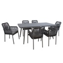 Garden furniture set HELA table and 6 chairs