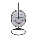 Hanging chair FOLDY dark grey