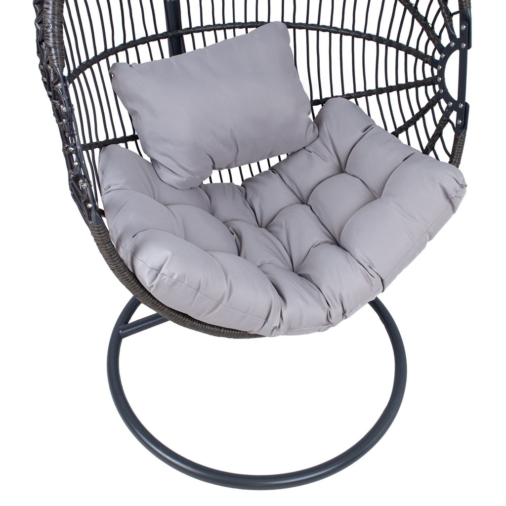 Hanging chair FOLDY dark grey