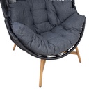 Leisure chair HELSINKI black