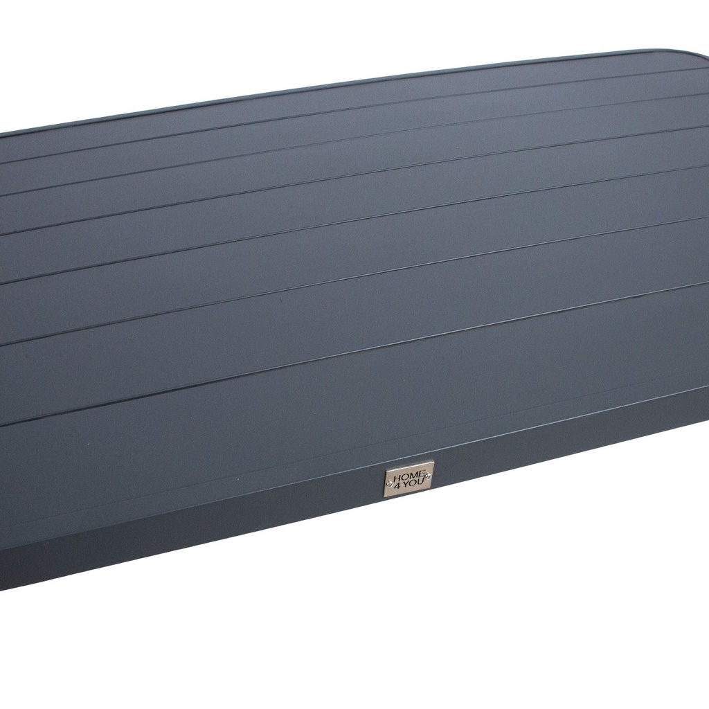 Table WALES 160x80xH75,5cm, dark grey