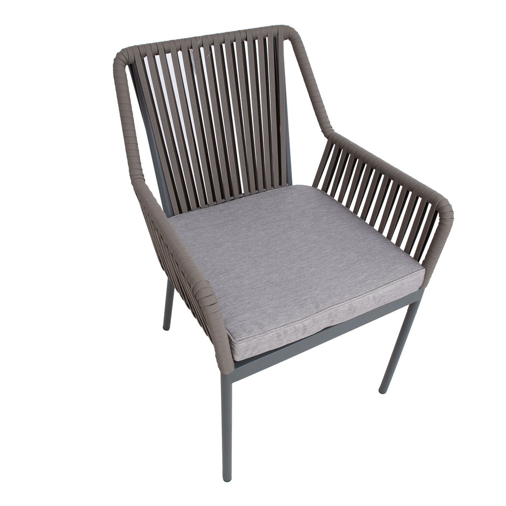 Chair ANDROS grey/taupe