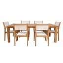 Dining set BALI table, 6 chairs