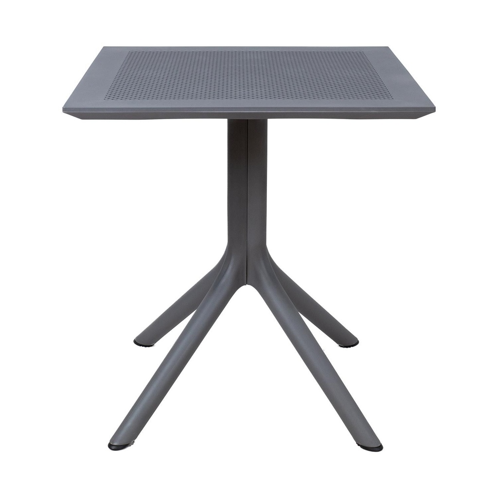 Table DURIAN 70x70xH75cm, grey plastic