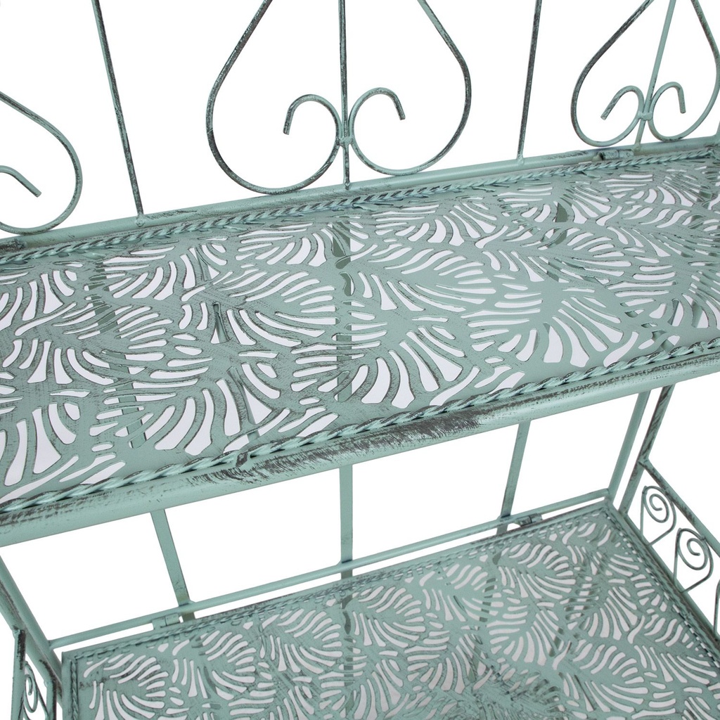 Shelf MINT 59x31xH117cm, antique green