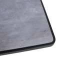 Table plate DEVIN 70x70cm, grey