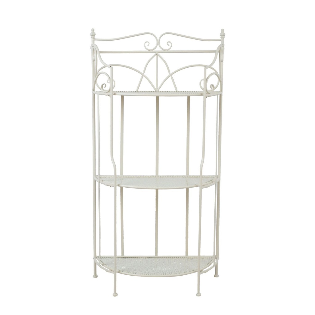 Shelf SANDY 58x28xH114cm, antique white