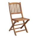 Balcony set GWEN D60cm table and 2 chairs