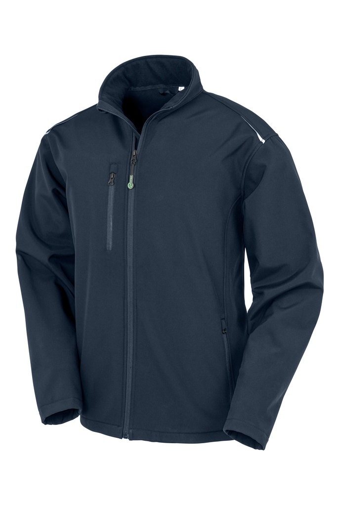 Softshell-takki Result Recycled, vedenpitävä, navy miesten S         