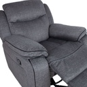 Recliner armchair GENTRY manual, grey