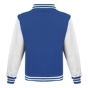 College Baseball-takki, sininen/valkoinen XXL