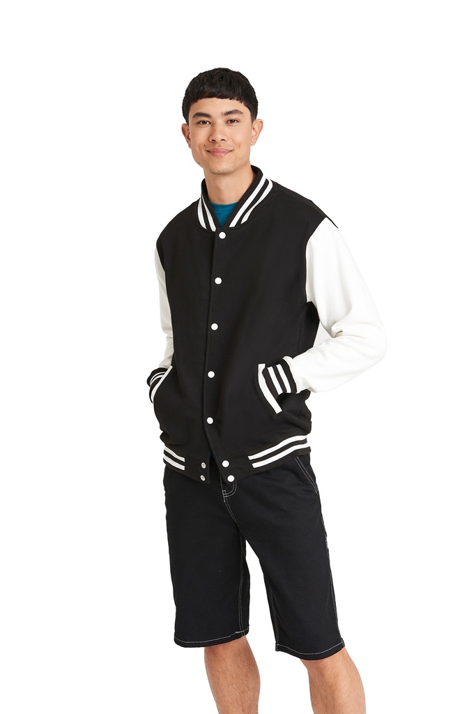 College Baseball-takki, sininen/valkoinen XXL