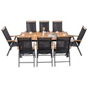 IZZY 8 hengen ulkoruokapöytä