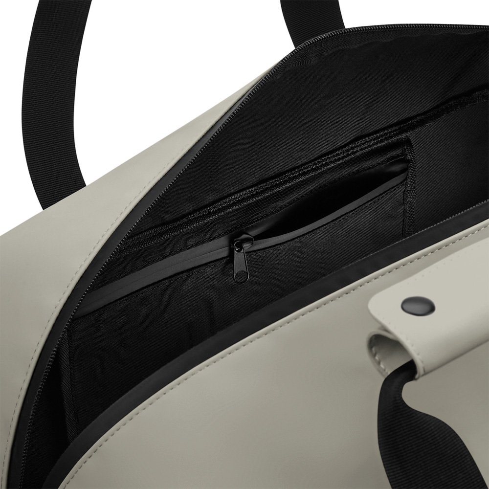 Bagbase Matte pu weekender bag 28 l, vaaleanharmaa