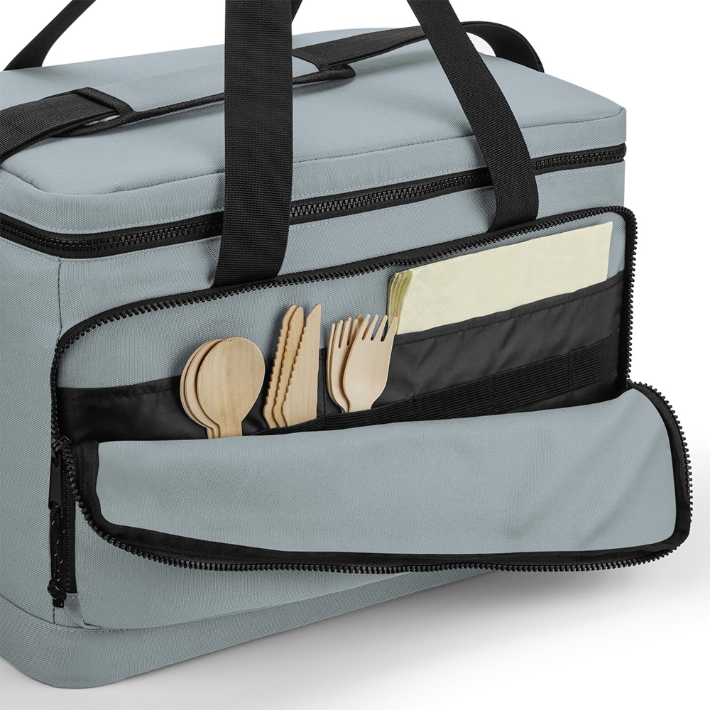 Bagbase Recycled large kylmälaukku 25 l, harmaa