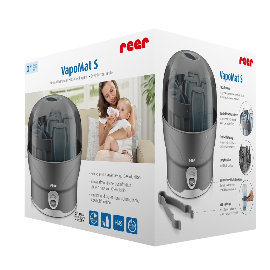 Reer desinfiointilaite tuttipulloille ja tarvikkeille