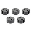 Reer pistorasian suojakansi 5kpl musta