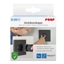 Reer pistorasian suojakansi 5kpl musta