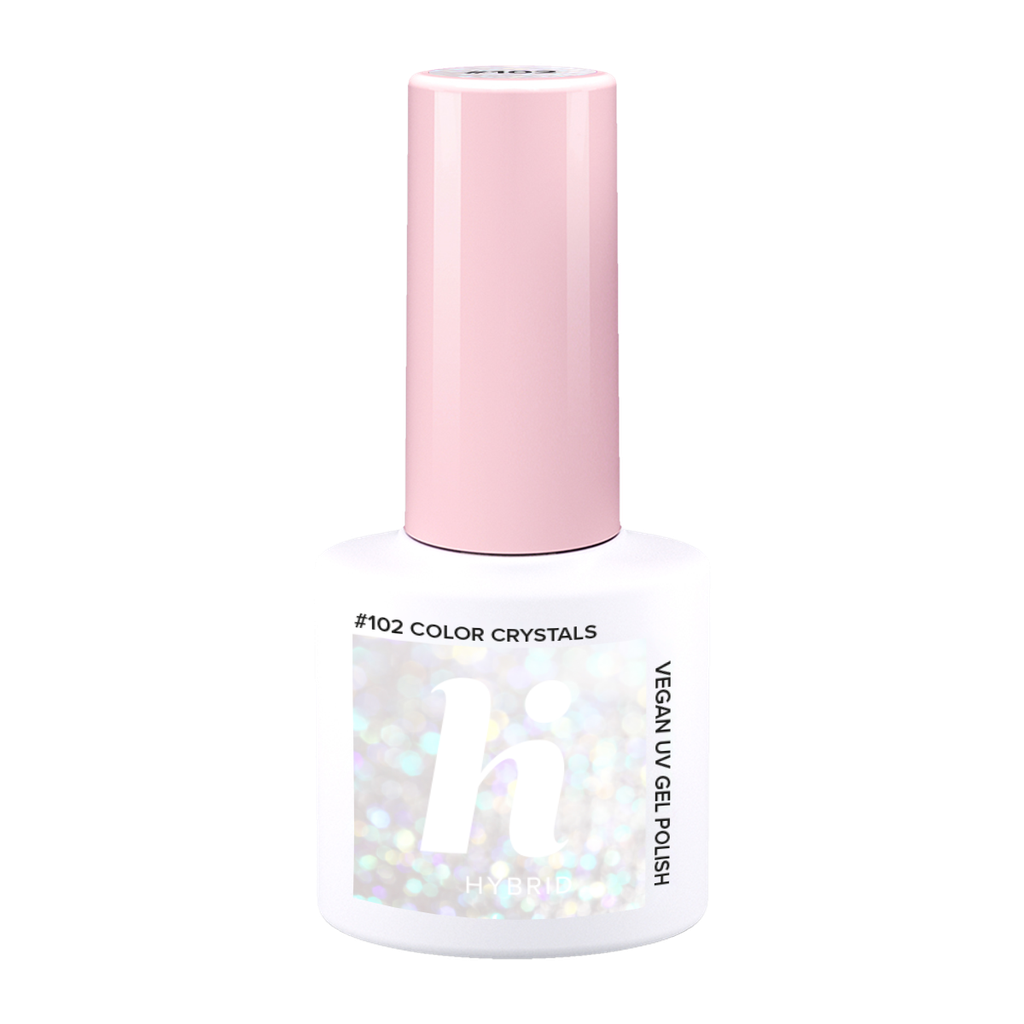 hi hybrid 102 HEMA Free UV Gel Polish Color Crystals 5 ml