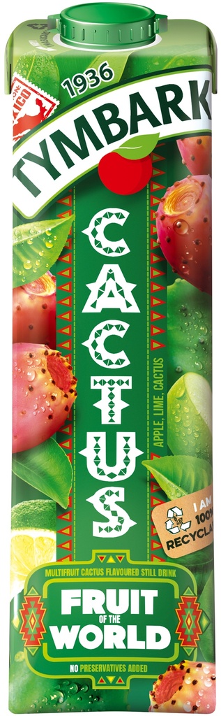 Tymbark maailman hedelmät kaktus-lime-omenamehujuoma 1L