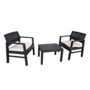 Puutarharyhmä KRAKA pöytä ja 2 tuolia