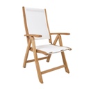 Puutarhatuoli BALI, valkoinen