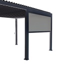 Screenkaihdin MIRADOR-111 -puutarhakatokseen 3m, harmaa