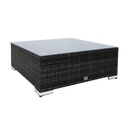 Puutarhapöytä SEVILLA NEW 71x71xK30cm, musta