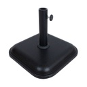Aurinkovarjon jalka 36x36x6cm/12kg, musta