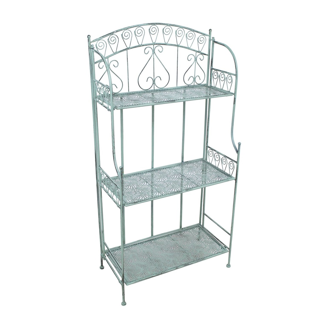 Hylly MINT ulkokäyttöön 59x31xK117cm, vihreä