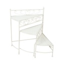 Hylly SANDY ulkokäyttöön 55x30xK66cm, valkoinen